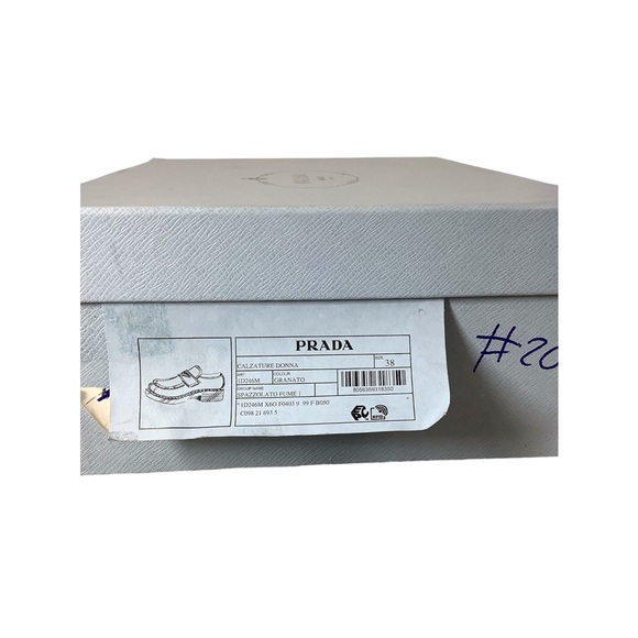 Prada Logo Plaque Slip-On Cordova Chocolate Brushed Leather Loafers (Ultralux) - Picture 7 of 10